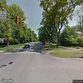Traffic stop on black Chevy station wagon