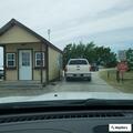 Man having breathing trouble and dizziness in park truck