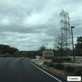 Traffic stop on red Tesla on Lakeway Boulevard