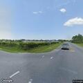 Traffic stop on maroon Chrysler Town and Country