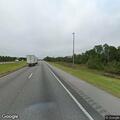 Stalled truck and trailer on I-10 bridge
