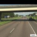 Stalled car moved off I-12 left lane near Hammond