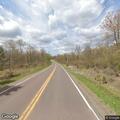 Tree blocking road on Route 487 in Colley Township