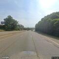 Broken glass on ramp from US-30 to I-77 north
