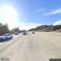 Black Honda Civic blocking lane on CA-210