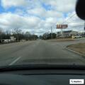 Car causing disturbance at gas station