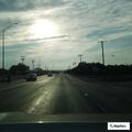 Gas drive-off from station on Early Boulevard