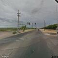 Loose cattle causing traffic hazard at intersection