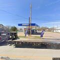 Officer conducts traffic stop at Sunoco station