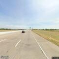 Disabled car on shoulder of southbound I-35E