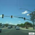 Traffic stop at River and La Cañada intersection