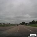 Traffic stop on northbound service road by Brown St