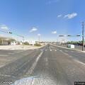 Car driving in wrong lane on Broadway