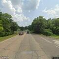 Traffic stop on blue SUV towing trailer