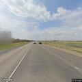 Traffic stop on black Cadillac along Highway 287