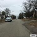 Police search area near church with dogs and drone