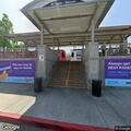 Aggressive person causing disturbance at transit center