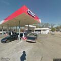 Disabled truck behind Citgo gas station