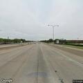 Stopped bus blocking southbound tollway lane