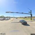 Traffic stop involving blue Mercedes
