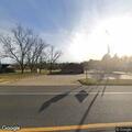 Car smoking at post office parking lot