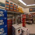 Woman feeling weak from heat exposure at pharmacy
