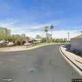 Elderly woman walking away from home, welfare check