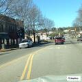 Traffic stop on white Wagoneer at Georgia and Main
