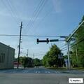 Gray pickup stopped at West College and North Carroll