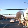 Vehicle contact involving pickup truck with hitch
