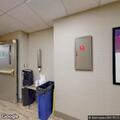 Person with respiratory problem at hospital