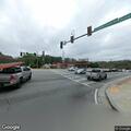Traffic stop of white Ford at Young Road intersection