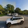 Parking lot traffic crash at Evans Barbecue