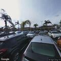 Person experiencing difficulty breathing at food market