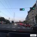 Traffic stop on white Alpina near Piedmont Ave NE