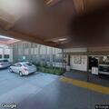 Person refusing to leave hospital entrance