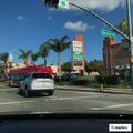 Man down at bus stop on Long Beach Boulevard