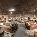 Person with breathing problems at furniture store
