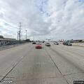 Suspicious pickup truck in freeway encampment