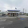 Person having difficulty breathing at gas station