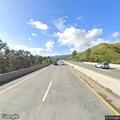 Metal drum on right shoulder of northbound Route 71