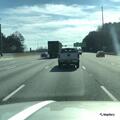 Large box blocking center lane on I-285 east