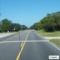 Traffic stop involving blue Mazda on East Oak Island