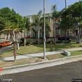 Damaged median sprinkler causing water hazard