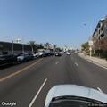 Screaming man in distress behind gas station