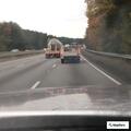 Car hits debris on I-20 westbound near Columbia
