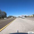 Vehicle rear window damaged on eastbound I-10