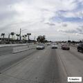 Bus and car collision on westbound 10 freeway