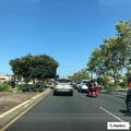 Vehicle moved off freeway near Foothill Boulevard