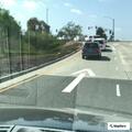 Disabled car blocking Jack in the Box drive-through